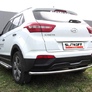 Защита заднего бампера d57 радиусная Hyundai Creta 4WD (2016-2021)