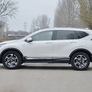 Пороги труба 120х60 овал с проступью RUSSTAL Honda CR-V (2017-2023)