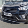 Защита переднего бампера d42 секция RUSSTAL Hyundai Creta (2016-2021)