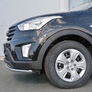 Защита переднего бампера d42 секция RUSSTAL Hyundai Creta (2016-2021)