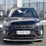 Защита переднего бампера d63 секция RUSSTAL Hyundai Creta (2016-2021)