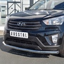 Защита переднего бампера d63 секция RUSSTAL Hyundai Creta (2016-2021)