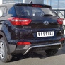 Защита заднего бампера d42 на под машину RUSSTAL Hyundai Creta (2016-2021)