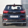 Защита заднего бампера d63 секции RUSSTAL Hyundai Creta (2016-2021)