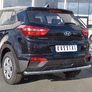 Защита заднего бампера d63 секции RUSSTAL Hyundai Creta (2016-2021)