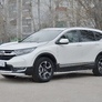 Защита переднего бампера d63 секции-d42 дуга RUSSTAL Honda CR-V (2017-2023)