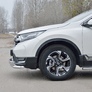 Защита переднего бампера d63 секции-d75х42 дуга RUSSTAL Honda CR-V (2017-2023)