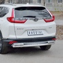 Защита заднего бампера d63 дуга d42 дуги RUSSTAL Honda CR-V (2017-2023)