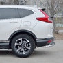 Защита заднего бампера d63 дуга d42 дуги RUSSTAL Honda CR-V (2017-2023)