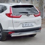 Защита заднего бампера d75х42 дуга RUSSTAL Honda CR-V (2017-2023)