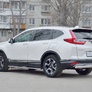 Защита заднего бампера d75х42 дуга RUSSTAL Honda CR-V (2017-2023)