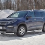 Защита переднего бампера d63 секции-d42 дуга RUSSTAL Honda Pilot (2016-2024)