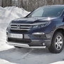 Защита переднего бампера d63 секции-d75х42 дуга RUSSTAL Honda Pilot (2016-2024)