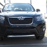 Защита переднего бампера d76 короткая Hyundai Santa Fe (2010-2012)