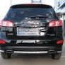 Защита заднего бампера d57 Hyundai Santa Fe (2010-2012)