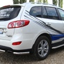 Защита заднего бампера d57 Hyundai Santa Fe (2010-2012)