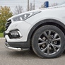 Защита переднего бампера d63 секция RUSSTAL Hyundai Santa Fe Premium (2015-2017)