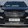 Защита переднего бампера d63 секции d63 дуга RUSSTAL Hyundai Santa Fe (2012-2015)