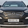 Защита переднего бампера d76 секции RUSSTAL Hyundai Santa Fe (2012-2015)