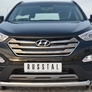 Защита переднего бампера d76 дуга RUSSTAL Hyundai Santa Fe (2012-2015)