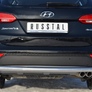 Защита заднего бампера d63 дуга RUSSTAL Hyundai Santa Fe (2012-2015)