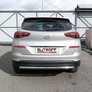 Защита заднего бампера d57 длинная Hyundai Tucson (2018-2021)