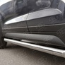 Пороги труба d63 вариант 1 RUSSTAL Hyundai Tucson (2015-2017)