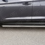 Пороги труба d63 вариант 2 RUSSTAL Hyundai Tucson (2015-2017)