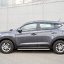 Пороги труба d63 вариант 3 RUSSTAL Hyundai Tucson (2015-2017)