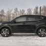 Пороги труба d63 вариант 1 RUSSTAL Hyundai Tucson (2018-2021)
