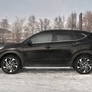 Пороги труба d63 вариант 3 RUSSTAL Hyundai Tucson (2018-2021)