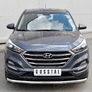 Защита переднего бампера d63 секция RUSSTAL Hyundai Tucson (2015-2017)