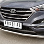 Защита переднего бампера d63 секция RUSSTAL Hyundai Tucson (2015-2017)