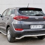 Защита заднего бампера d63 на (кроме Hi-Tech) RUSSTAL Hyundai Tucson (2015-2017)