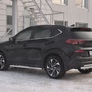 Защита заднего бампера d63 дуга-d42 дуга RUSSTAL Hyundai Tucson (2018-2021)