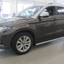 Защита порогов d57 труба c гибами Haval H2 (2014-2020)