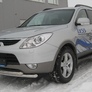 Защита переднего бампера d57+d57 двойная Hyundai ix55 (2009-2013)