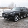 Защита переднего бампера d57 с защитой картера  Infiniti FX35/FX50 (2008-2014)