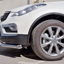 Защита переднего бампера d63 секция RUSSTAL Infiniti QX50 (2016-2018)