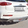 Защита заднего бампера d42 дуга RUSSTAL Infiniti QX50 (2016-2018)