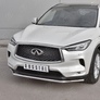 Защита переднего бампера d42 волна RUSSTAL Infiniti QX50 (2018-2024)