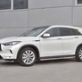 Защита переднего бампера d42 волна RUSSTAL Infiniti QX50 (2018-2024)