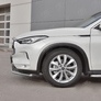 Защита переднего бампера d42 волна RUSSTAL Infiniti QX50 (2018-2024)