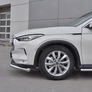 Защита переднего бампера d63 волна RUSSTAL Infiniti QX50 (2018-2024)