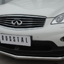 Защита переднего бампера d63 секции RUSSTAL Infiniti QX50 (2014-2016)
