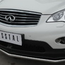 Защита переднего бампера d42 секции RUSSTAL Infiniti QX50 (2014-2016)