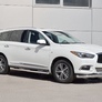 Защита переднего бампера d76 дуга-d42 дуга RUSSTAL Infiniti QX60 (2016-2021)