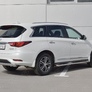 Защита заднего бампера d75х42 дуга RUSSTAL Infiniti QX60 (2016-2021)