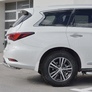 Защита заднего бампера d75х42 дуга RUSSTAL Infiniti QX60 (2016-2021)