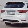 Защита заднего бампера d75х42 дуга RUSSTAL Infiniti QX60 (2016-2021)